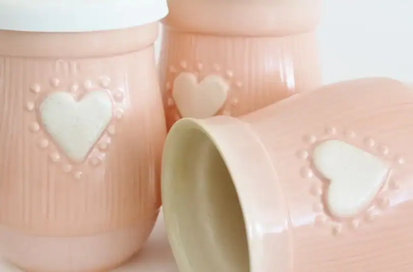 Pink Travel Mug with Heart, 14 oz - Image 6