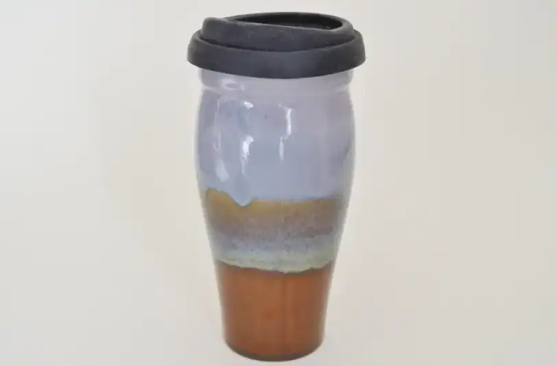 Smooth Glazed 24 oz Travel Coffee Mug - Image 2
