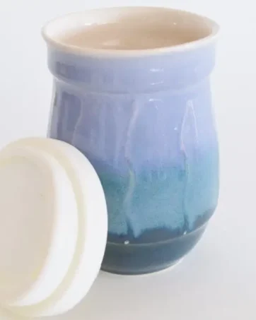 Small 14oz Travel Mug with Slip Design