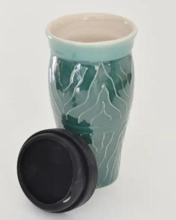 Slip-Design 24 oz To-Go Travel Mug - Glassy Green