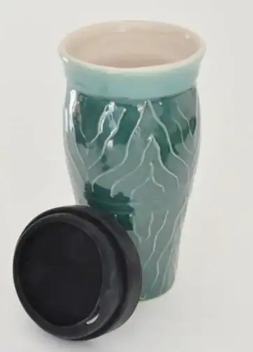 Slip-Design 24 oz To-Go Travel Mug - Glassy Green