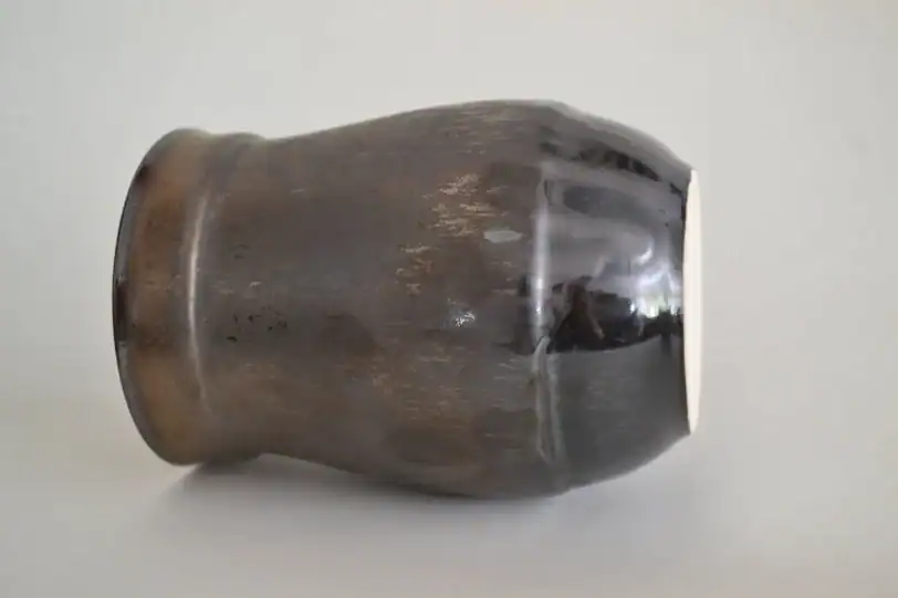 Bronze Black Glazed 14 oz Travel Mug - Image 5
