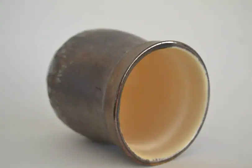 Bronze Black Glazed 14 oz Travel Mug - Image 6