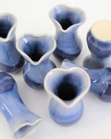 Miniature Heart Vase, 2 1/2" tall