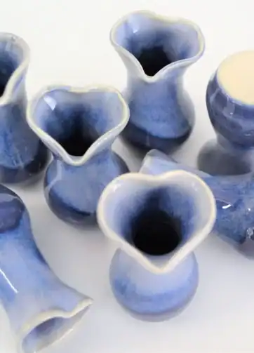 Miniature Heart Vase, 2 1/2" tall