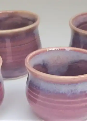 Miniature Pot, Tiny Hand Thrown Bowl, Tiny Air Plant Pot, 1"