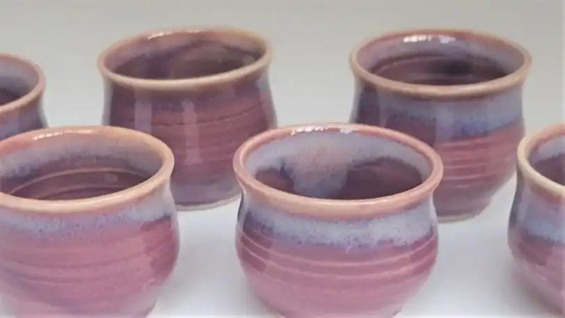 Miniature Pot, Tiny Hand Thrown Bowl, Tiny Air Plant Pot, 1"