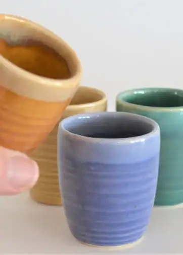 Colorful Ceramic 1.8 oz Shot Glass