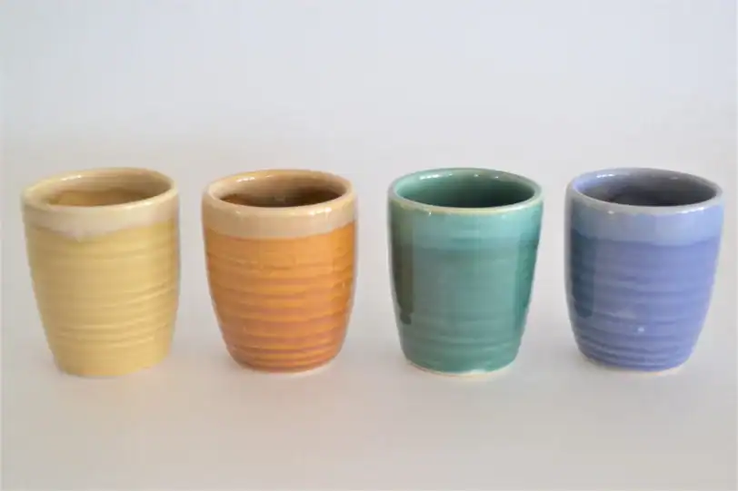 Colorful Ceramic Shot Glass, 1.8 oz - Image 2