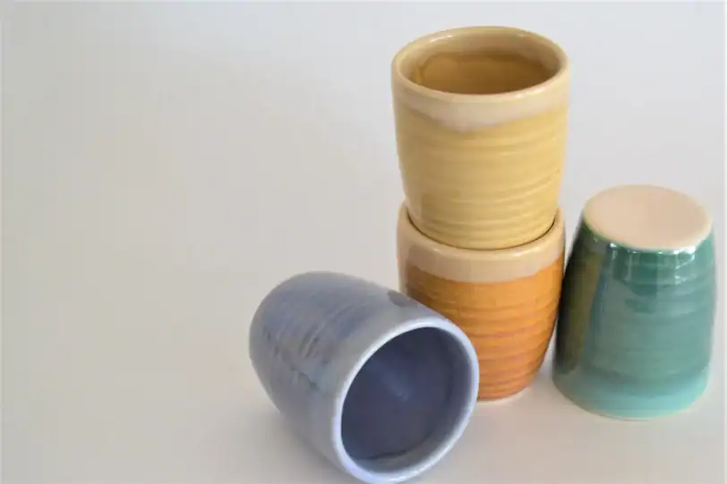Colorful Ceramic Shot Glass, 1.8 oz - Image 3