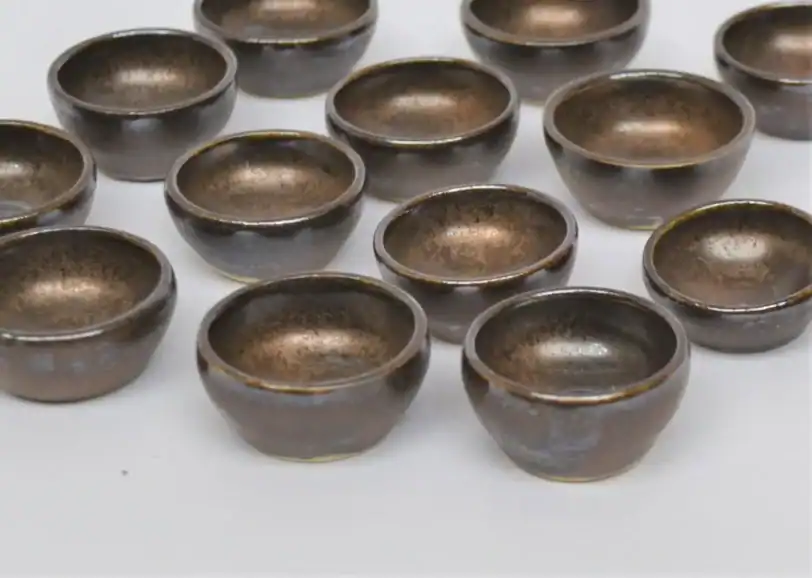Tiny Bronze Miniature Bowl - Image 4