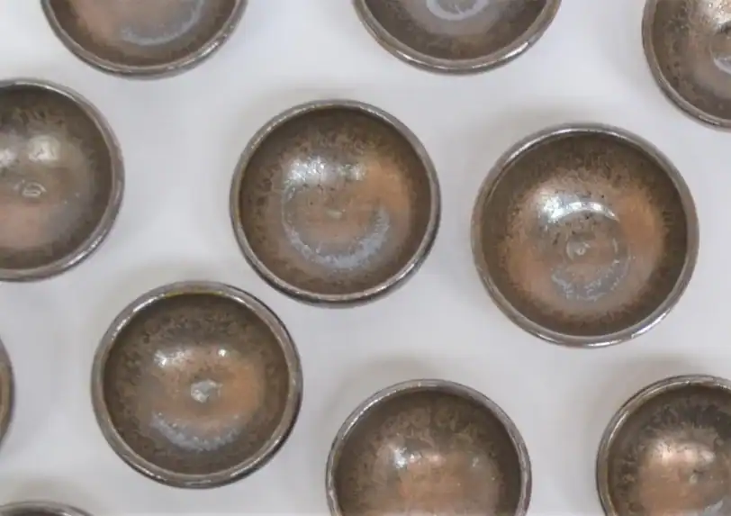 Tiny Bronze Miniature Bowl - Image 2