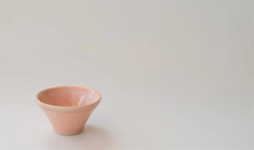 Miniature Hand-Thrown Pink Tiny Bowl - Image 5