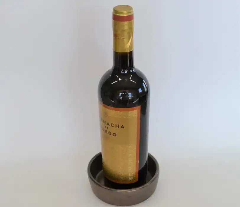 Bronze Pottery Wine Coaster Anniversary Gift - Image 2
