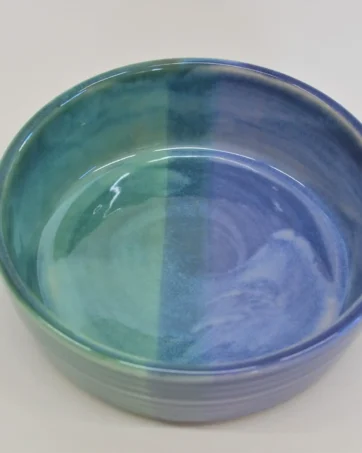 Ribbed Glazed Wine Coaster