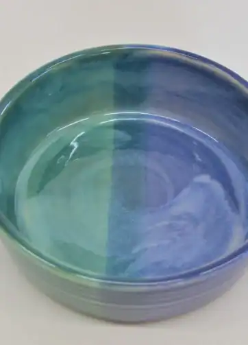 Ribbed Glazed Wine Coaster