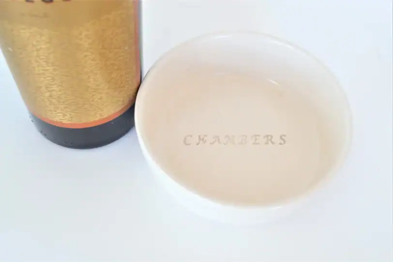 White Personalized Wine Coaster