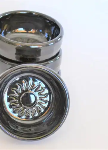 Sun/Agave Copitas de Mezcal, Ceramic 1.8 oz Shot Glass