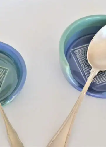 Set of Spoon Rests, Nesting Spoon Holders