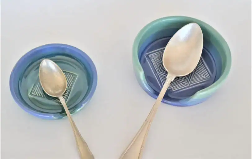 Set of Spoon Rests, Nesting Spoon Holders