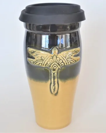 Dragonfly Travel Mug, 24 oz
