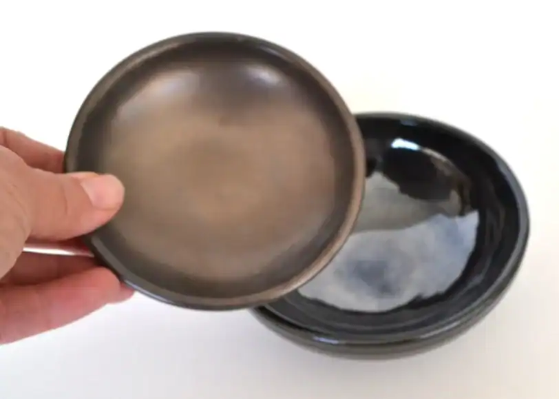 Bronze Two Nesting Catch-All Bowls, Handmade Anniversary Gift - Image 6