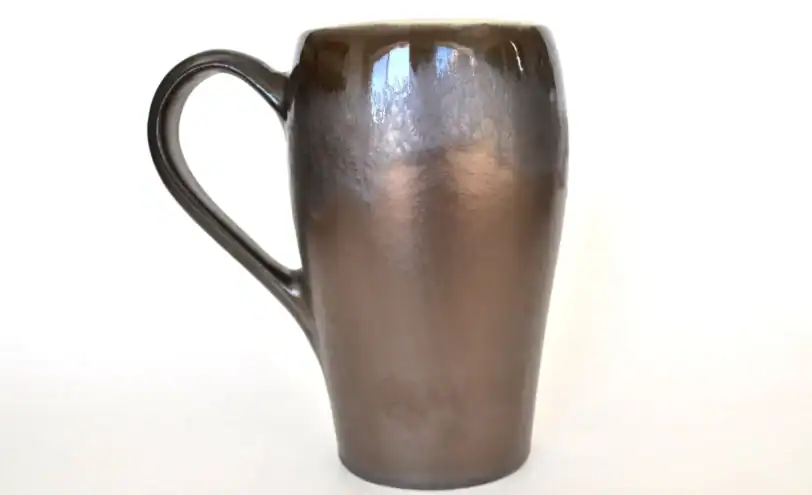 Pint 16 oz Stein Glass with Handle, Bronze Pottery Beer Pint - Image 5