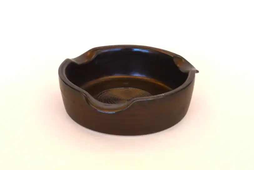 Bronze Pottery Cigar Ashtray - Image 3