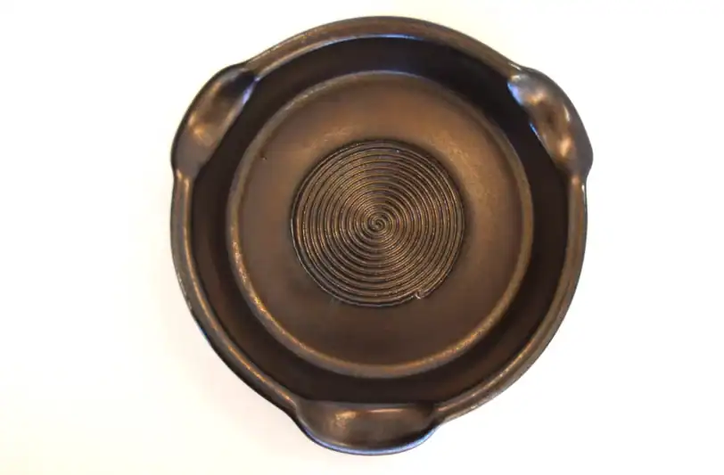 Bronze Pottery Cigar Ashtray - Image 2