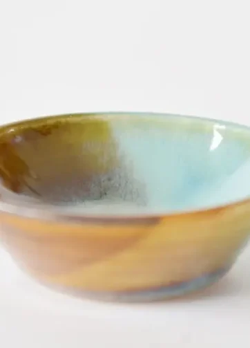 Miniature Tiny Hand-thrown Bowl, 3/4" tall