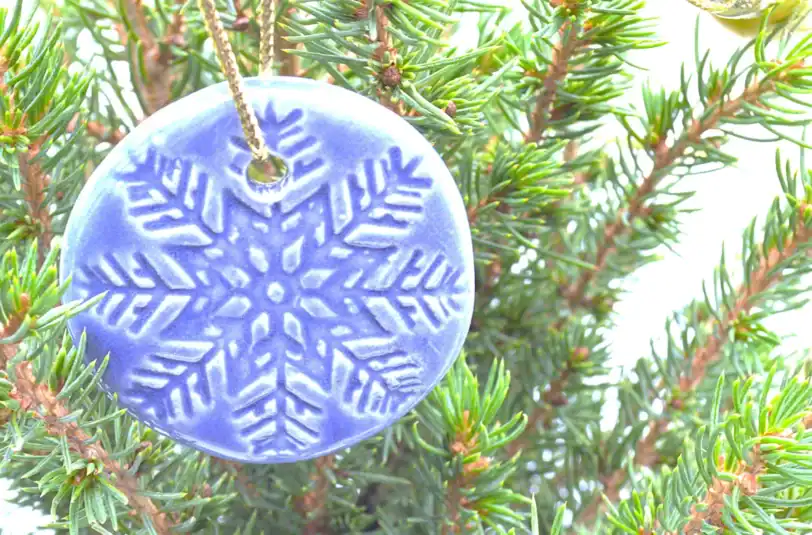 Snowflake Holiday Ornaments Gift Tag + Stocking Stuffer - Image 5