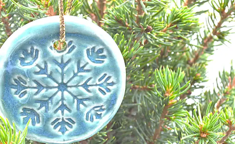 Snowflake Holiday Ornaments Gift Tag + Stocking Stuffer - Image 3