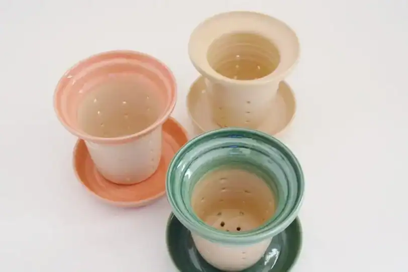 Ceramic Tea Infuser with Lid - Image 4