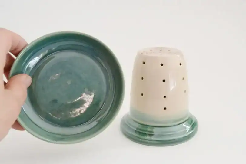 Ceramic Tea Infuser with Lid - Image 2