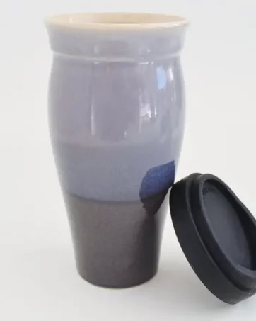 Smooth Glazed 24 oz Travel Coffee Mug - Lilac