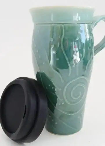 Slip-Design 24 oz To-Go Travel Mug - Green